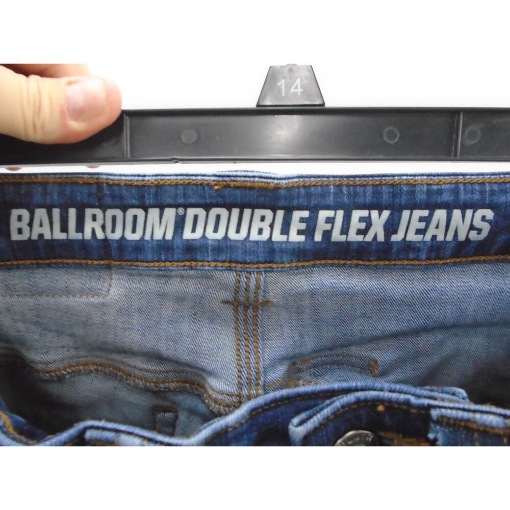 Duluth Trading Denim Blue Jeans Mens 32x30 Ballroom Double Flex Slim Fit - Picture 12 of 13